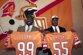 Warren Sapp and Derrick Brooks