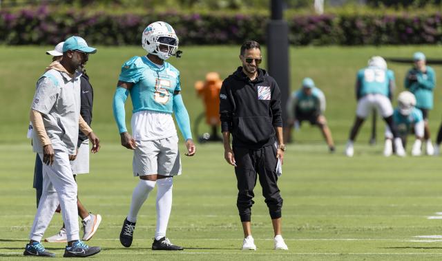 Dolphins coach Mike McDaniel is unapologetically himself. And that's no joke