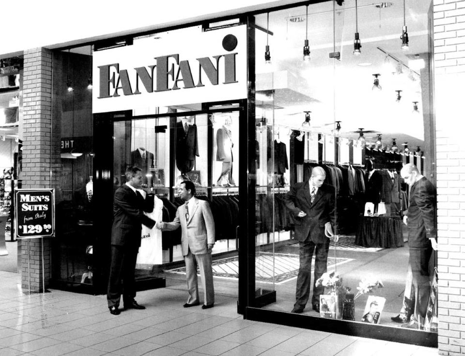 A store at at Westland Mall in 1998.