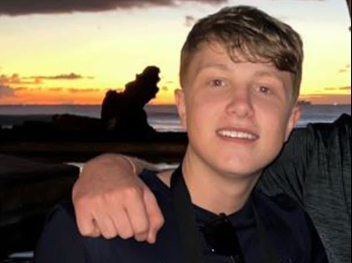 Matthew Daulby, 19, died in hospital after a double stabbing in Ormskirk, Lancashire (PA)