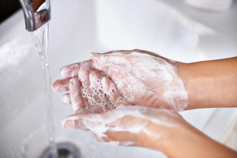 Washing your hands before sex might not be sexy but it could stop the dreaded UTI. (Getty Images)