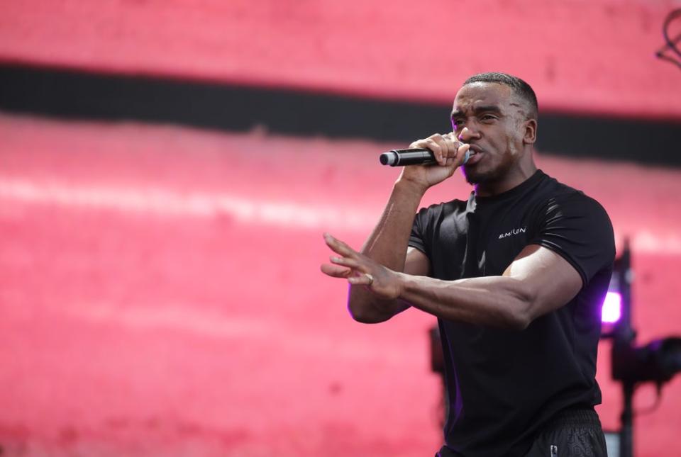 Bugzy Malone, real name Aaron Davies, is accused of two counts of unlawfully and maliciously inflicting grievous bodily harm in September 2018 (Isabel Infantes/PA) (PA Archive)