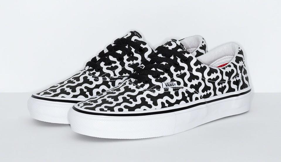 The Supreme x Vans Skate Era in black. - Credit: Courtesy of Supreme