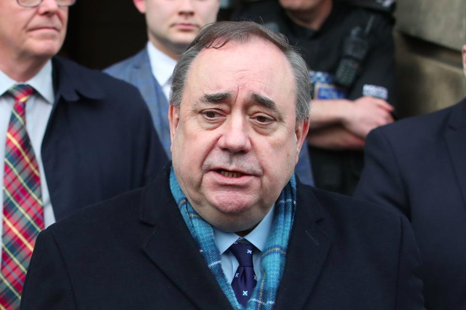 Alex Salmond said there had been a ‘malicious and concerted’ effor to remove him from public lifePA