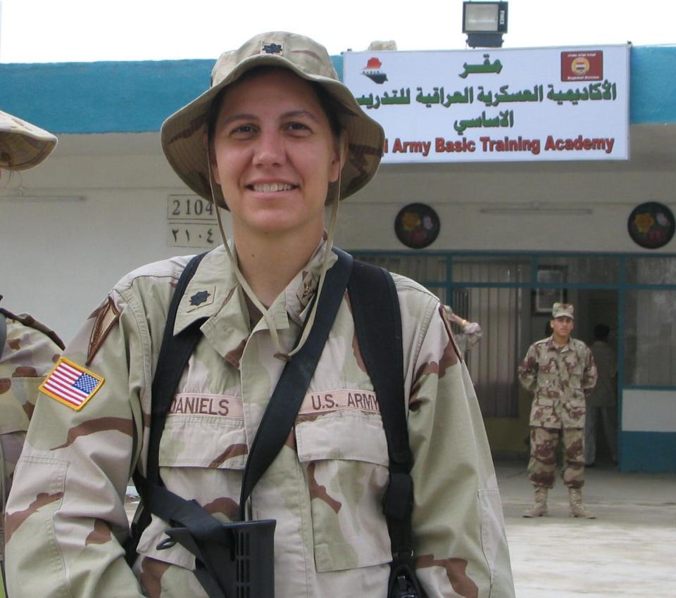 Then-Lt. Col. Jody Daniels in Iraq