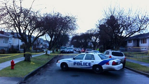 Elgin Street remains blocked off as police investigate.