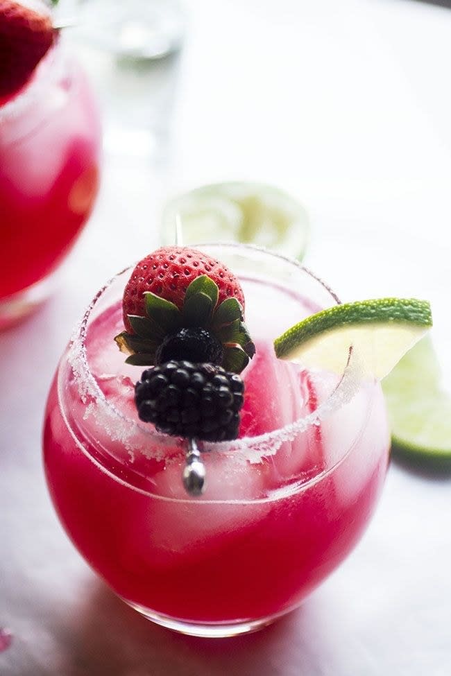 A berry margarita