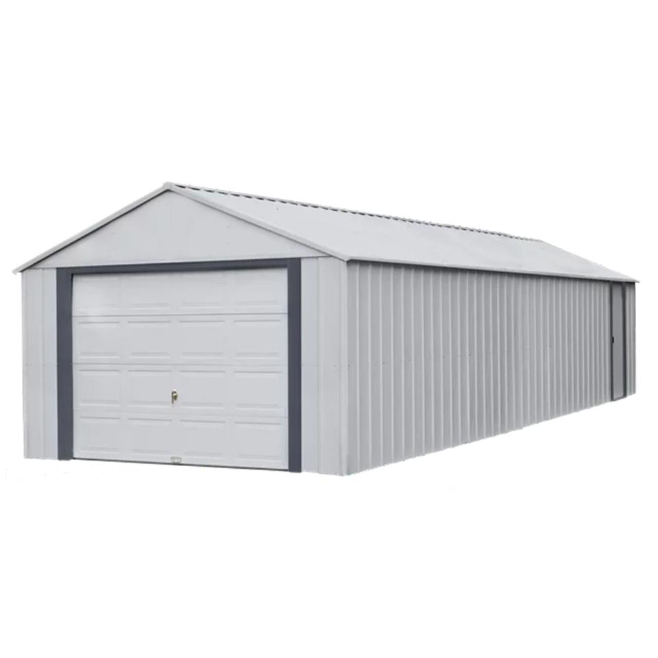 <p><a href="https://go.redirectingat.com?id=74968X1596630&url=https%3A%2F%2Fwww.walmart.com%2Fip%2FArrow-Murryhill-14-x-31-Garage-Steel-Storage-Building-Prefab-Storage-Shed%2F121444430&sref=https%3A%2F%2Fwww.roadandtrack.com%2Fgear%2Fg60096171%2Fbest-prefab-garages%2F" rel="nofollow noopener" target="_blank" data-ylk="slk:Shop Now;elm:context_link;itc:0;sec:content-canvas" class="link ">Shop Now</a></p><p>Murryhill 14-by-31-Foot Steel Garage</p><p>walmart.com</p><p>$6299.99</p><span class="copyright">Walmart </span>