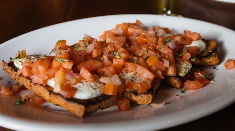 Bruschetta at Johnny's Italian Steakhouse