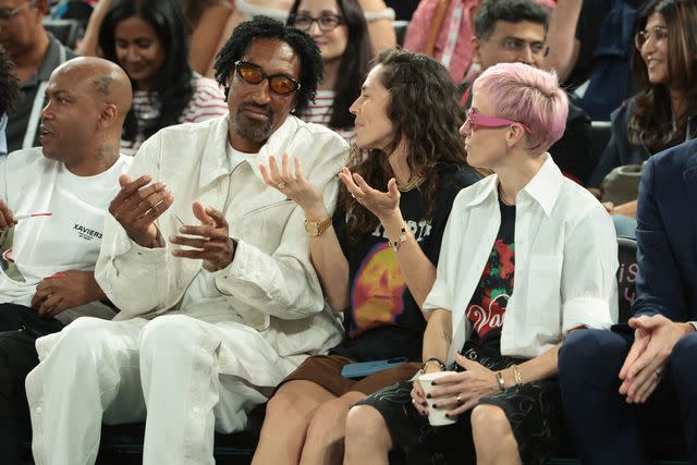 <p>Jean Catuffe/Getty</p> Scottie Pipen, Sue Bird and Megan Rapinoe