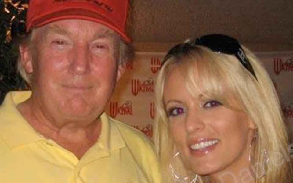 Trump with Stormy Daniels