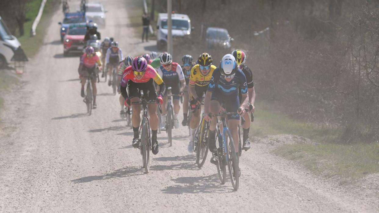 eroica 8th strade bianche 2022 women's elite