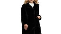 Badgely Mischka Women’s Long Faux Fur Coat