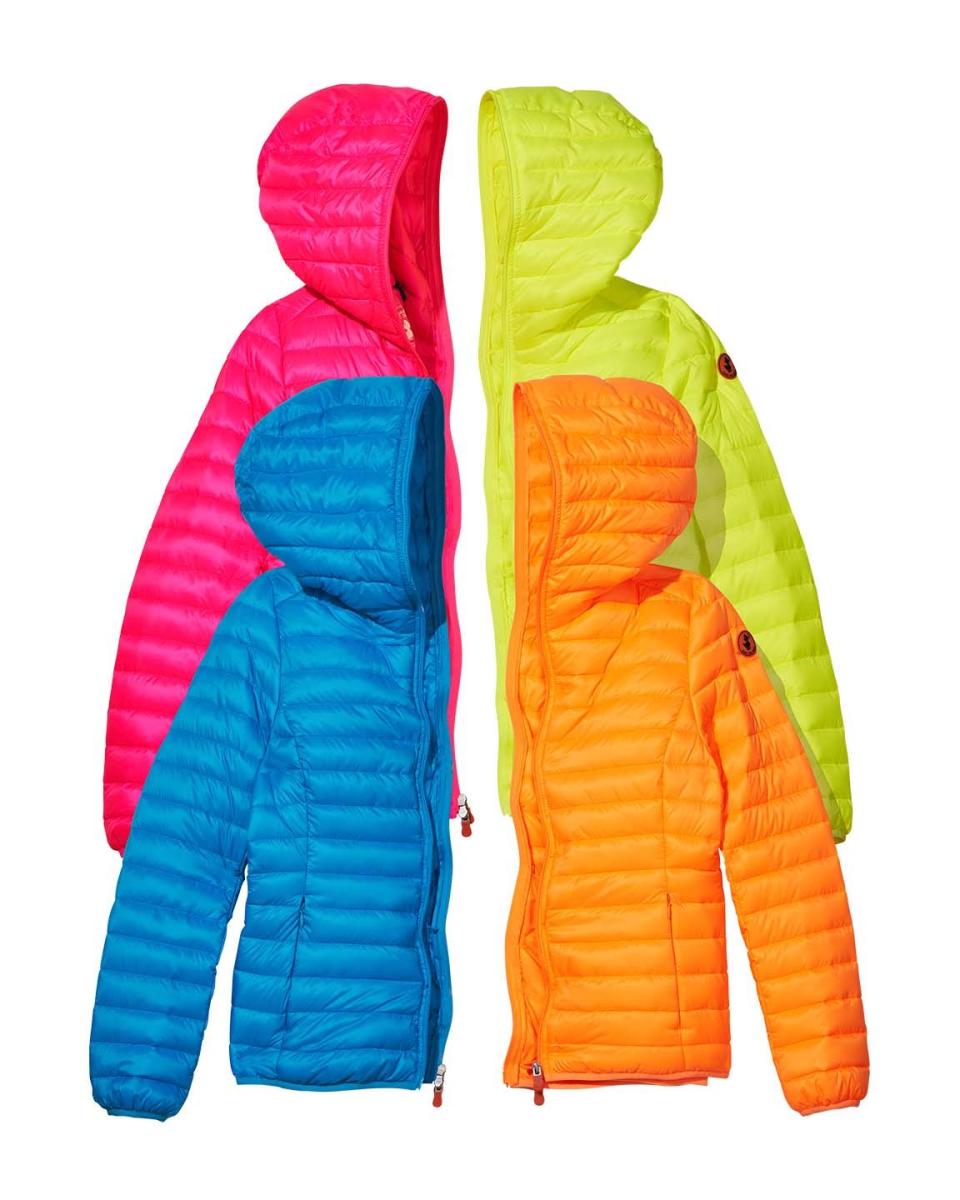 <p><a href="https://www.savetheduck.com/products/womans-animal-free-puffer-jacket-kyla-in-fluo-pink-d33620wfluo1680031?_pos=2&_sid=c18096f72&_ss=r" rel="nofollow noopener" target="_blank" data-ylk="slk:Shop Now;elm:context_link;itc:0;sec:content-canvas" class="link ">Shop Now</a></p><p>Kyla Hooded Jacket</p><p>savetheduck.com</p><p>€188.00</p>