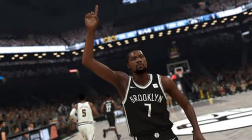 遊戲NBA 2K追求擬真，連觀眾席上的噪音都有收錄。（圖／翻攝自2K官方推特）