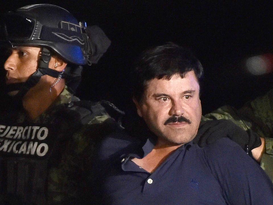 Mr Chapo was extradited to the United States last year: Getty