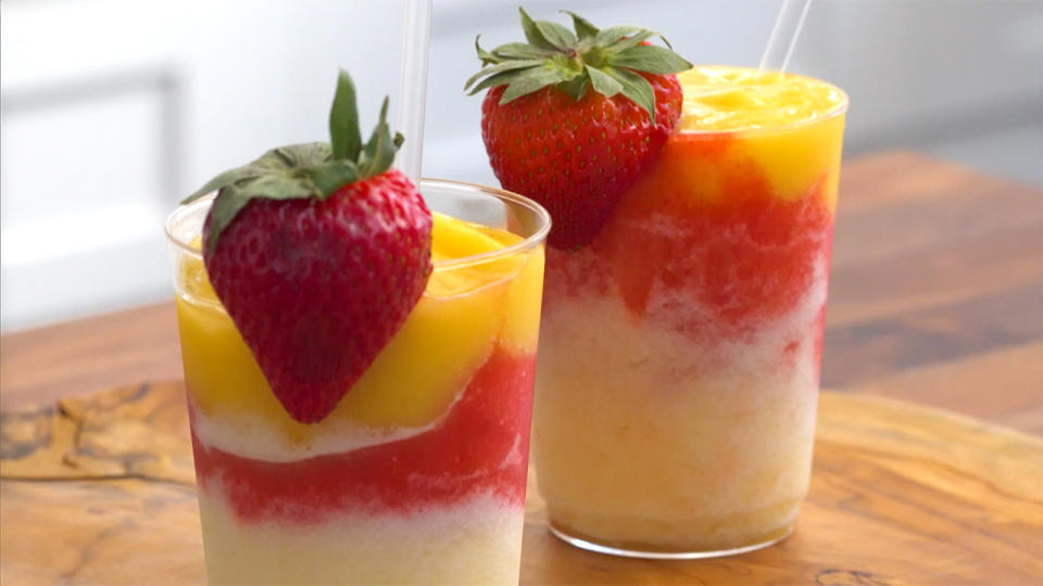 Frozen Sunset Daiquiris