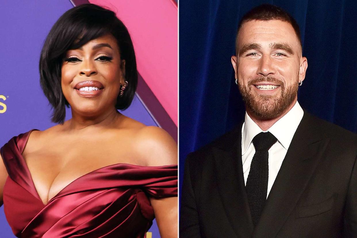 <p>Amy Sussman/Getty; Alberto E. Rodriguez/Getty</p> Niecy Nash-Betts attends the 76th Primetime Emmy Awards at Peacock Theater on September 15, 2024 in Los Angeles, California (left); Travis Kelce attends the 2022 ESPYs 