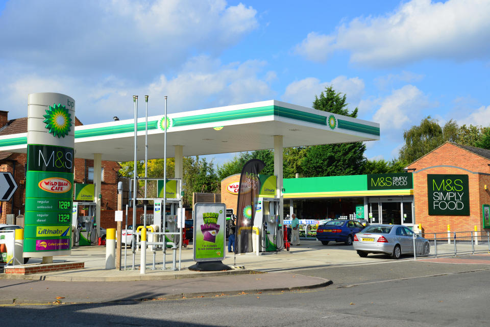 A BP garage