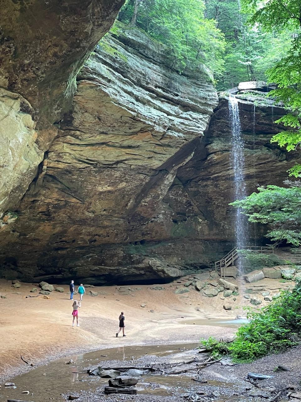 Ash Cave, which inspired the location of Magical Earth Retreat, is just eight minutes from the property.