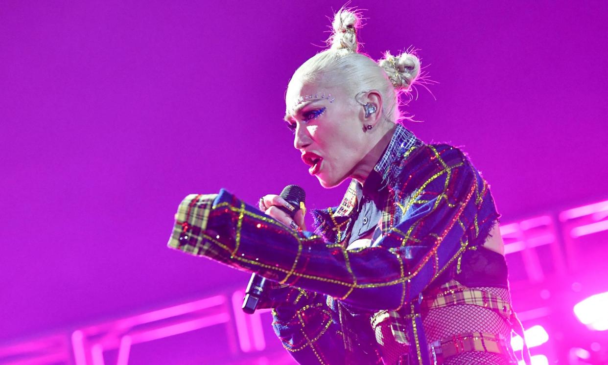 <span>Gwen Stefani of No Doubt.</span><span>Photograph: Valérie Macon/AFP/Getty Images</span>
