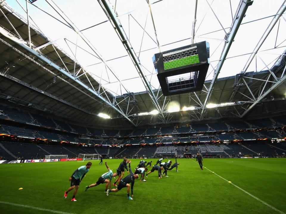 Ajax in training on Tuesday evening (Getty)