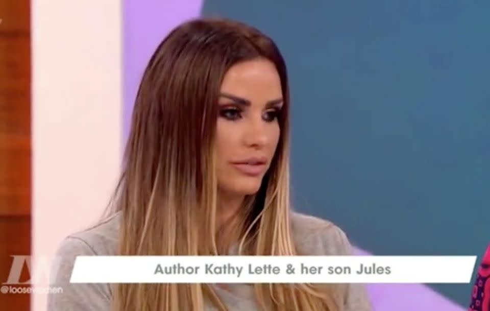 Katie's son suffers from severe autism, is partially blind and Prader-Willi syndrome. Source: ITV
