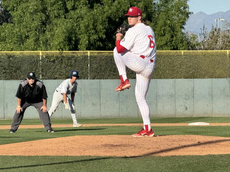 Duncan Marsten of Harvard-Westlake struck out 10 and allowed no hits in six innings of 2-1 win over Sierra Canyon.