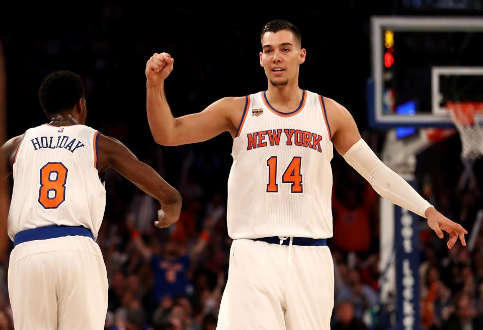 Willy Hernangomez is headed to Charlotte. (AP)