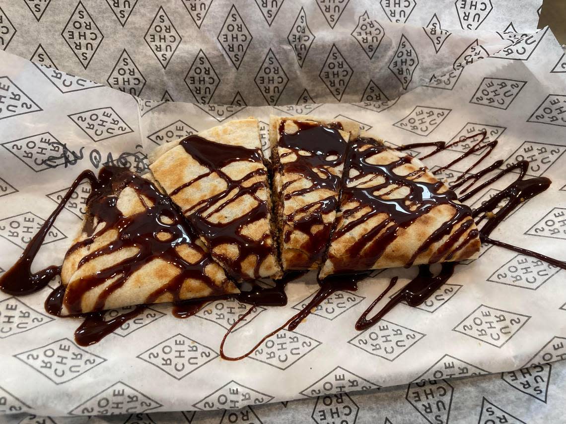 Hershey’s s’mores quesadilla at the Surcheros Fresh Mex at 1277 S. Houston Lake Road in Warner Robins.