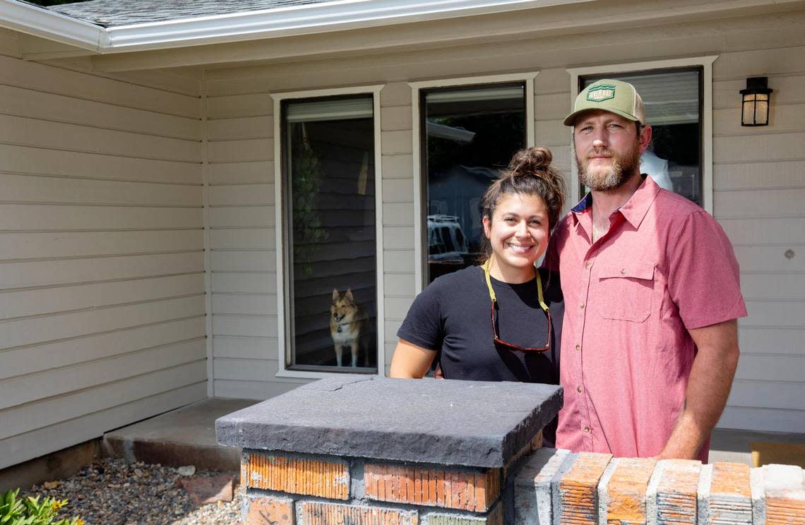 Lauren Smith and Clint Vaughn bought their home in December in Boise.