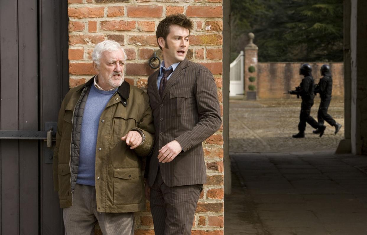 Bernard Cribbins appeared alongside David Tennant in Doctor Who. (BBC)
