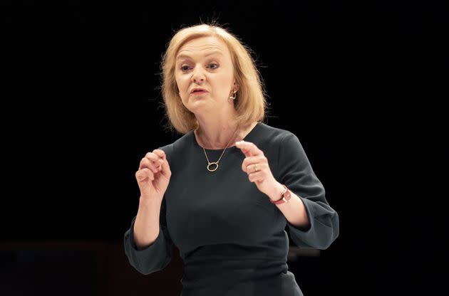 Liz Truss during a hustings event in Perth, Scotland. (Photo: Jane Barlow - PA Images via Getty Images)