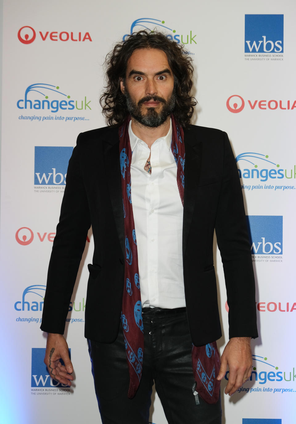 Closeup of Russell Brand