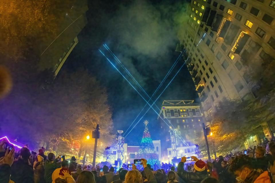 Downtown Knoxville will again welcome the spectacular Regal Celebration of Lights in the City. Dec. 2022