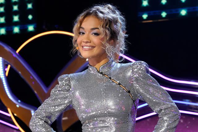 <p>Michael Becker / FOX</p> Rita Ora on season 11 of 'The Masked Singer'