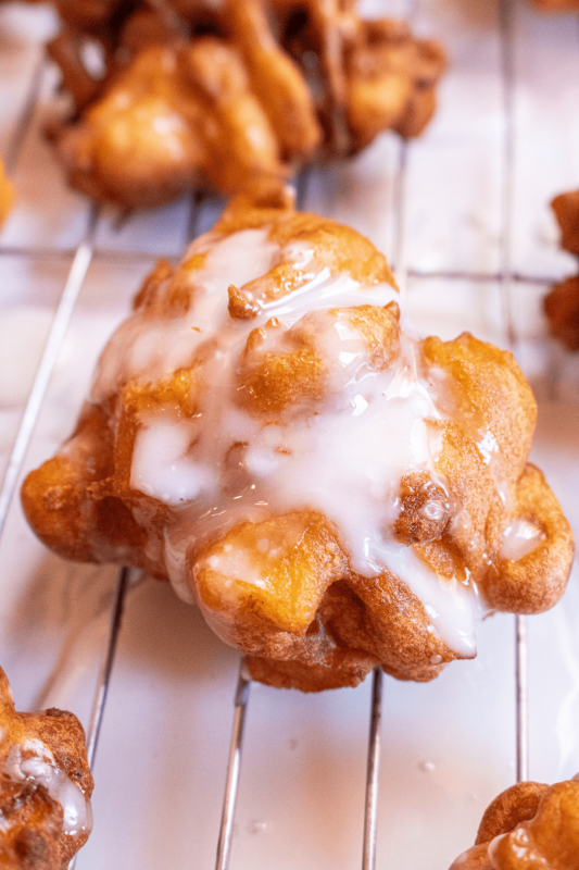 <p>Served From Scratch</p><p>These easy homemade apple fritters are packed full of fresh apples, easy to make with simple ingredients, and can be ready in just 30 minutes! </p><p><strong>Get the recipe: <em><a href="https://www.servedfromscratch.com/easy-homemade-apple-fritters/" rel="nofollow noopener" target="_blank" data-ylk="slk:Easy Homemade Apple Fritters;elm:context_link;itc:0;sec:content-canvas" class="link ">Easy Homemade Apple Fritters</a></em></strong></p>