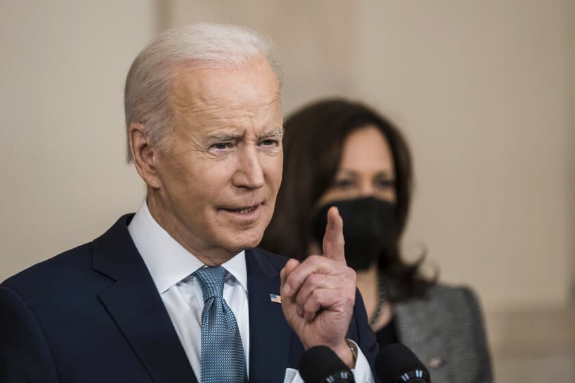 President Joe Biden delivers remarks on his nomination of Judge Ketanji Brown Jackson