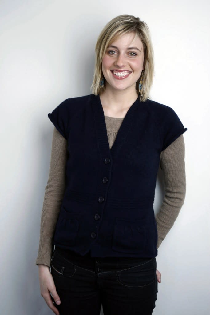 Greta Gerwig at the Sky 360 by Delta lounge WireImage portrait studio on January 22, 2008 in Park City, Utah.