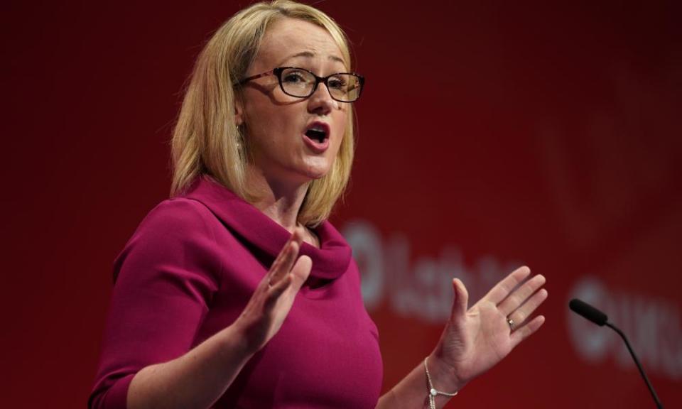 Rebecca Long-Bailey at last year’s Labour party conference