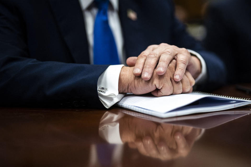 Former President Donald Trump  (Jabin Botsford / Pool via AFP via Getty Images)