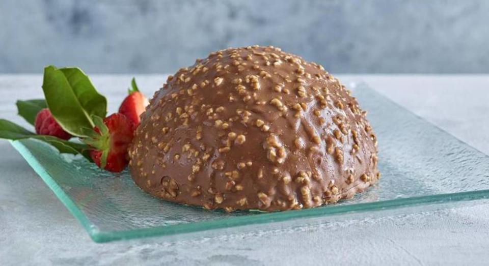 The Ferrero Rocher inspired dessert, pictured, is one of the top Christmas picks. (Aldi)