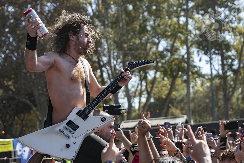 airbourne 002 2022 Aftershock Fest Shakes Sacramento with KISS, My Chemical Romance, Slipknot, and More: Recap + Photos