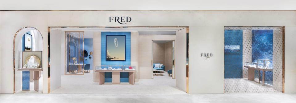 佔地23坪的FRED Diamond Towers精品店。（FRED提供）