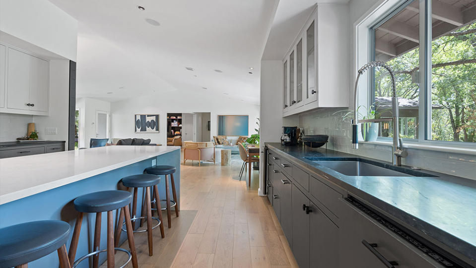 The home’s kitchen. - Credit: Courtesy of FotoFoxATX for Douglas Elliman Realty