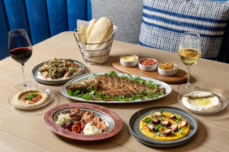 Some of the Mediterranean cuisine you’ll find at Zaytinya at The Ritz-Carlton, Miami Beach.