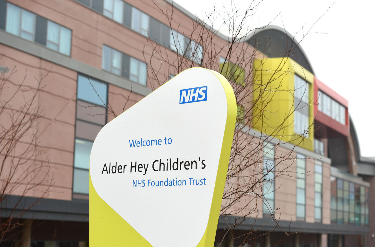 The youngster was admitted to Alder Hey Children's Hospital in Liverpool for several weeks when she was 13 months old. (Reach)