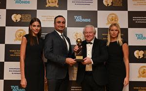 Awarded to Dr. Nasser Qaidi, CEO of Bahrain Tourism and Exhibition Authority (BTEA) at the World Travel Awards 2023 Grand Final Gala Ceremony held at Burj Al Arab, Dubai, United Arab Emirates on December 1, 2023 Awarded honors.  .