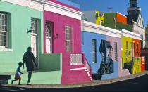 <p>These neon-colored houses in <a rel="nofollow noopener" href="http://www.travelandleisure.com/travel-guide/cape-town" target="_blank" data-ylk="slk:Cape Town;elm:context_link;itc:0;sec:content-canvas" class="link ">Cape Town</a> are recognized around the world. This neighborhood is an Instagram Story waiting to happen.</p>