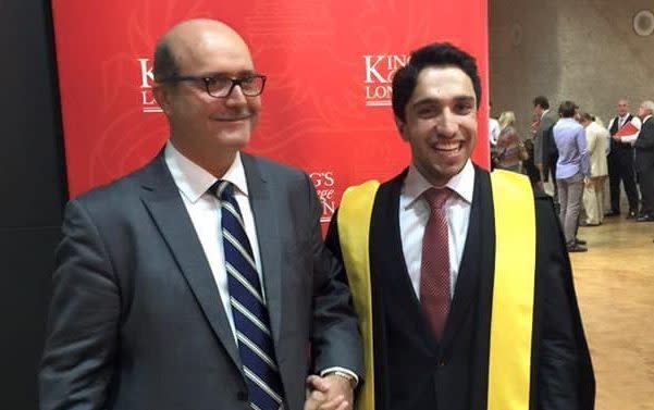 When Ahmad Massoud graduated, Ahmad Muslem Hayat was there with him